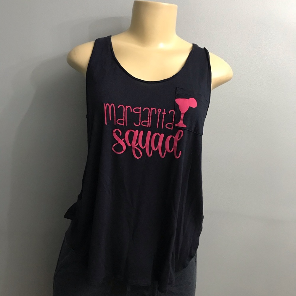 Joe fresh margarita squad graphic gym sport top s